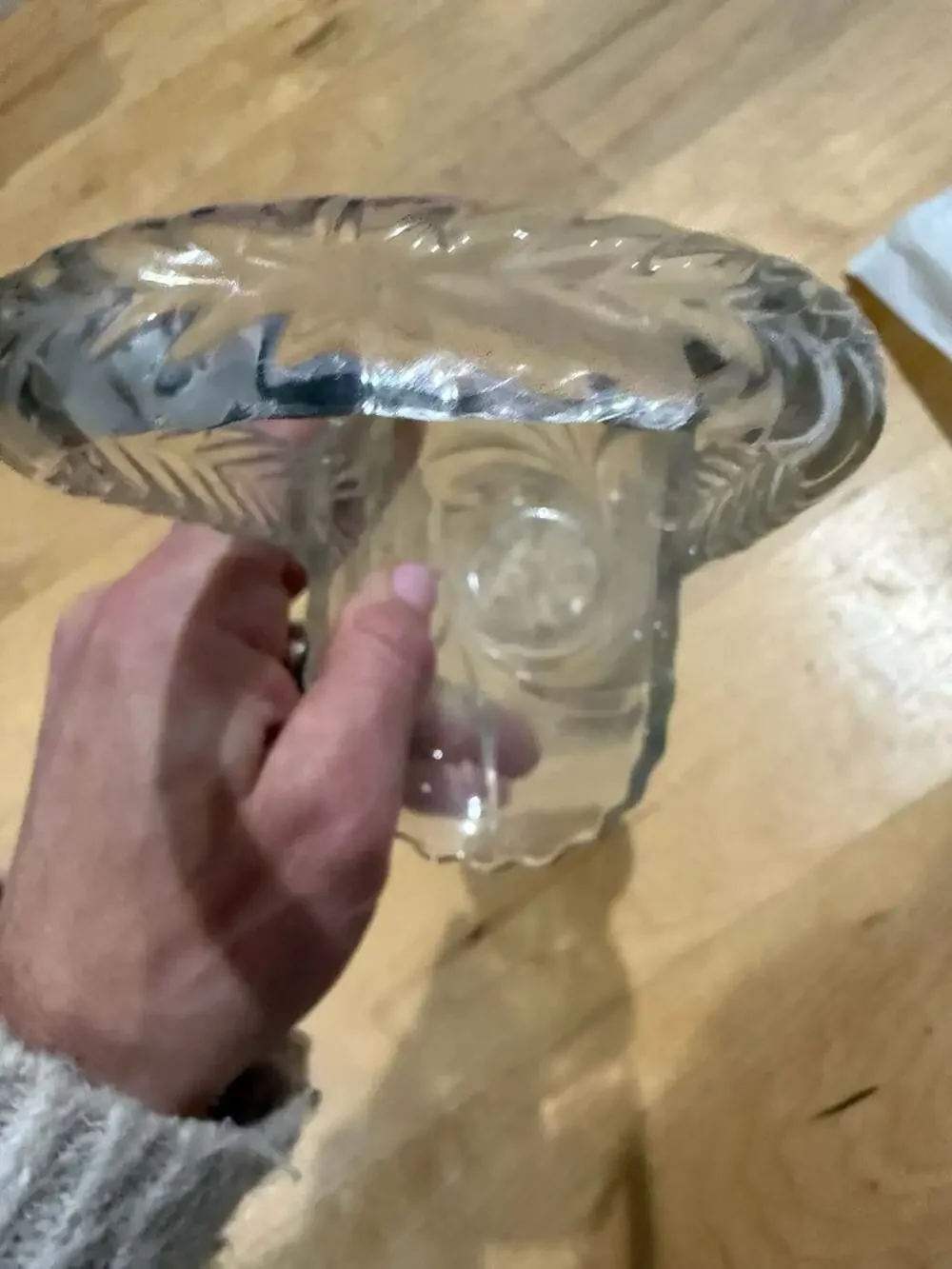 Duncan & Miller clear glass